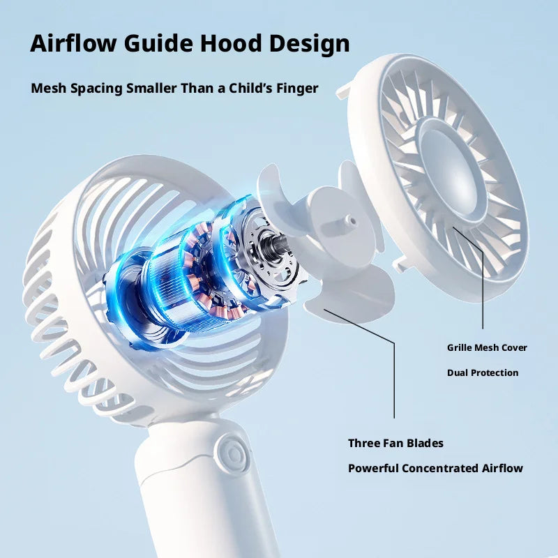 Rechargeable Mini USB Desk Fan