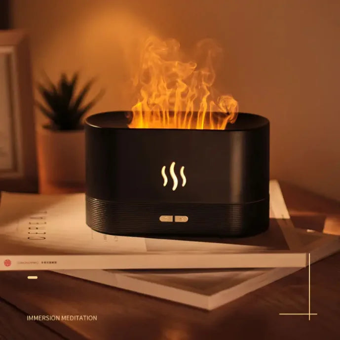 Simulated Flame Aroma Humidifier