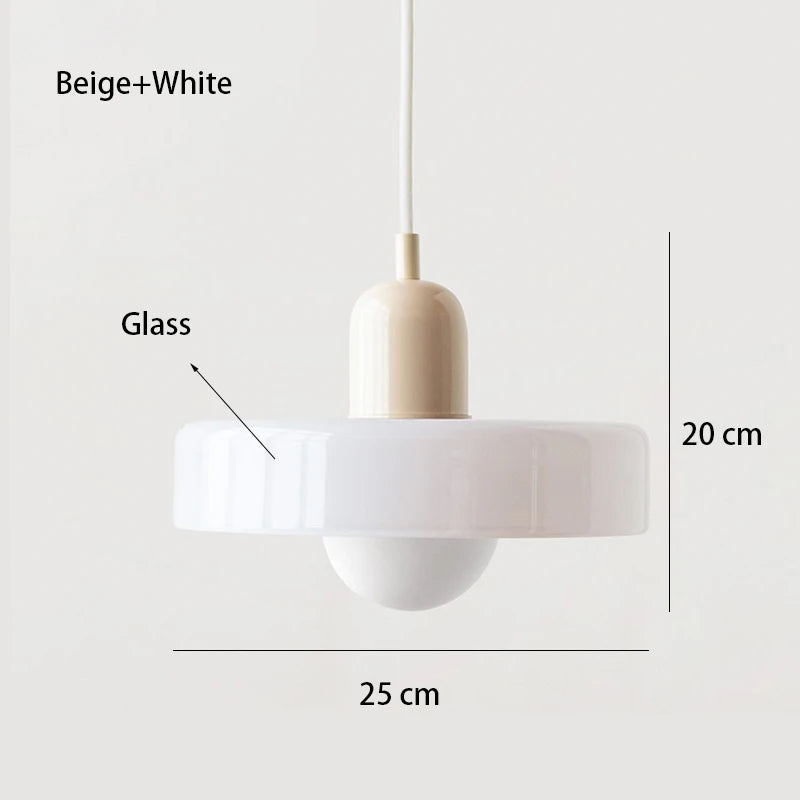 Nordic Retro Glass Chandelier Lighting