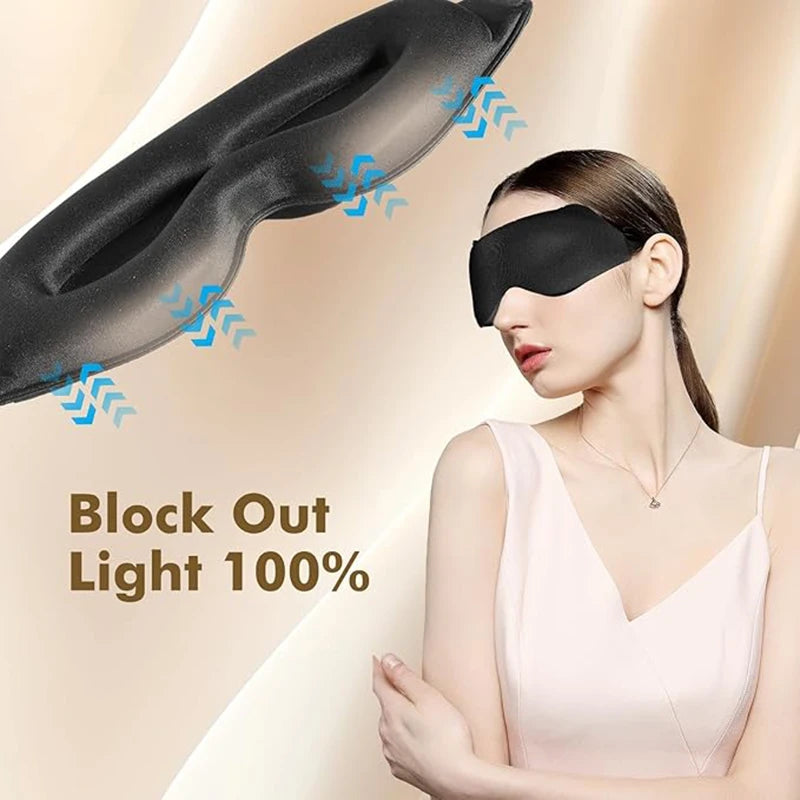 3D Contoured Weighted Sleep Mask