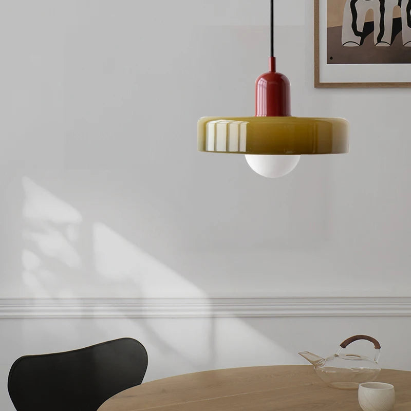 Nordic Retro Glass Chandelier Lighting