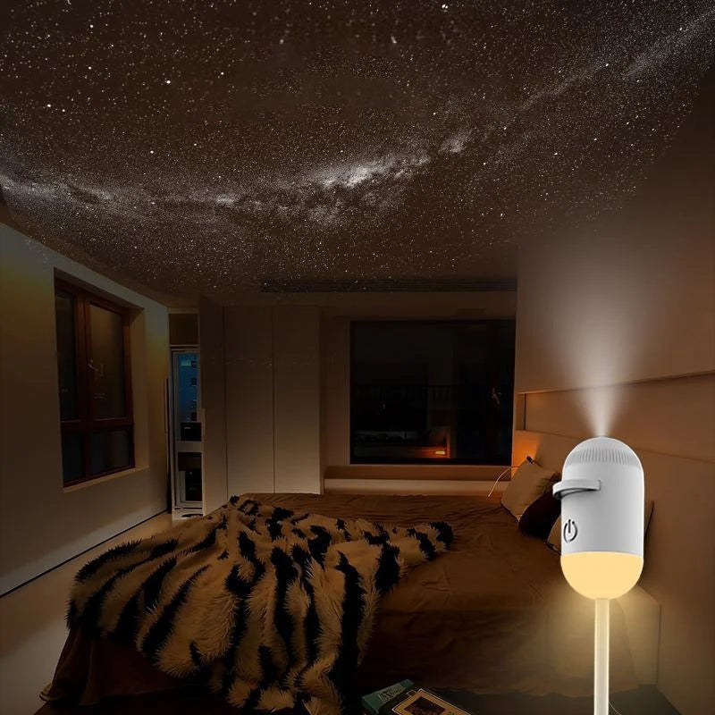 Mini Galaxy Star Projector Nightlight