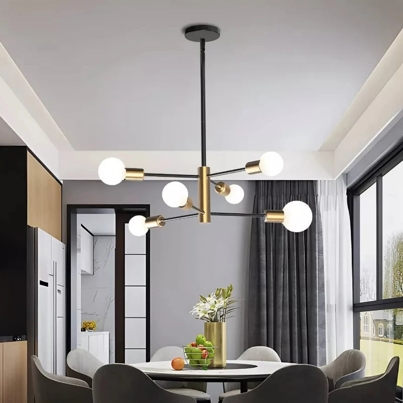 Modern Nordic Sputnik Ceiling Chandelier