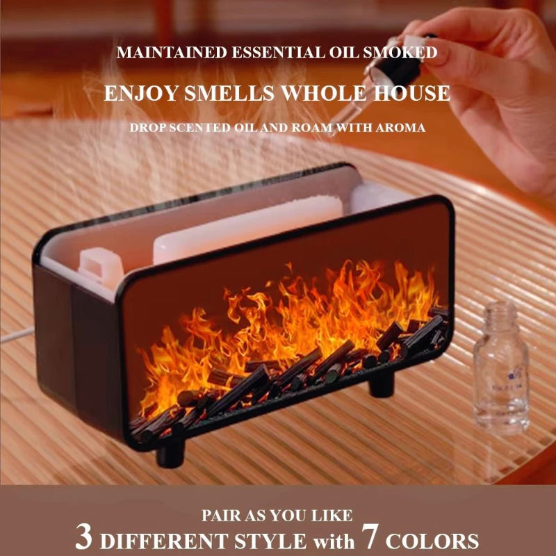 Fireplace Flame Essential Oil Diffuser