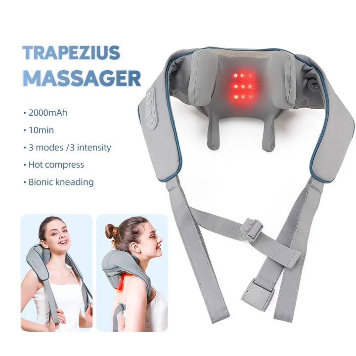 Cordless Neck Shoulder Massage Shawl
