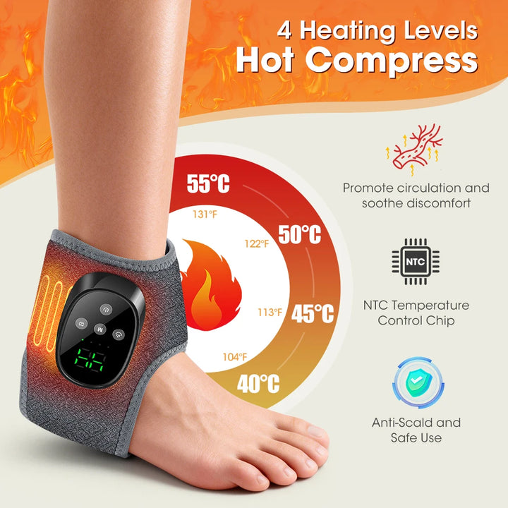 Heated Electric Foot Ankle Massager