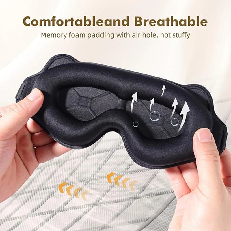 3D Contoured Weighted Sleep Mask