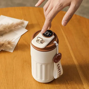 Stainless Steel Temperature Display Travel Mug