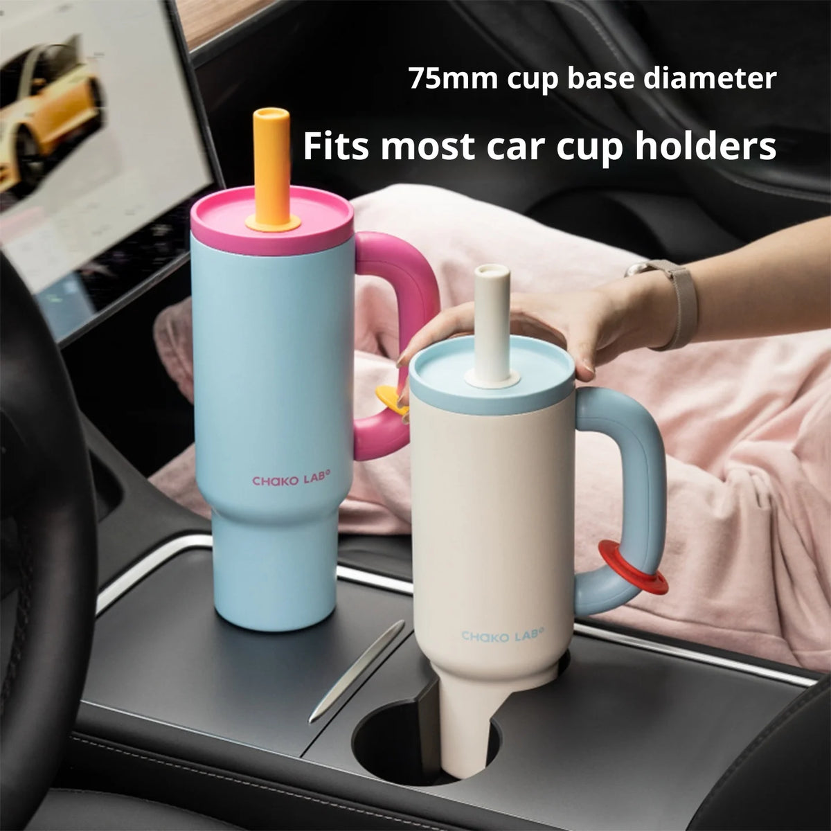Aesthetic Insulated Coffee Tumbler
