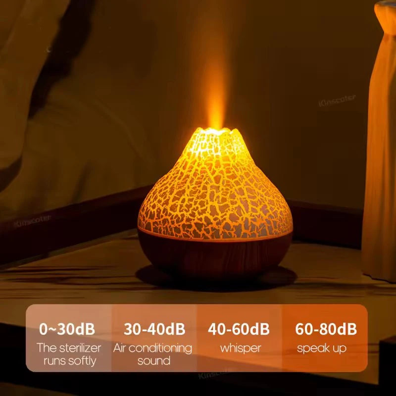 Volcano Flame Desktop Mist Humidifier