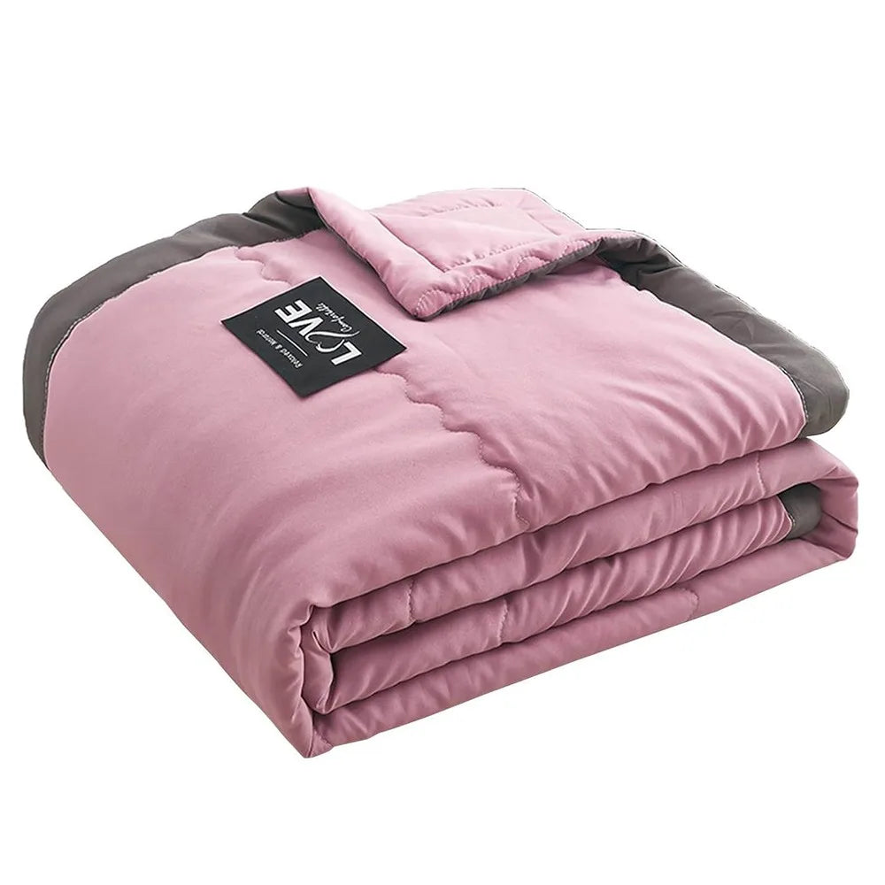 New Double Sided Cooling Blanket Skin-Friendly Cold Effect Conditioning Quilt Spring Summer Solid Color Cooler Quilt