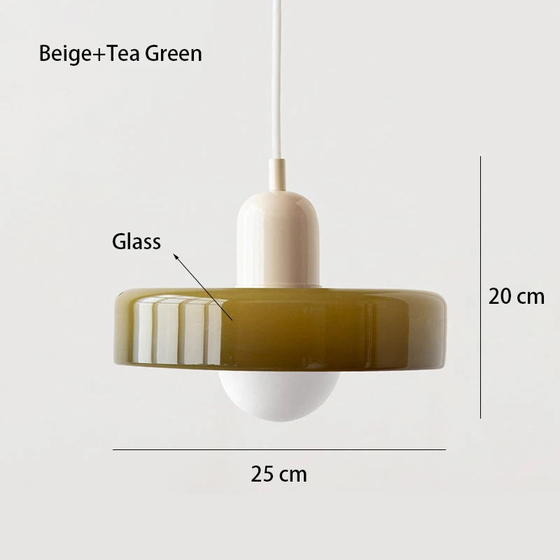 Nordic Retro Glass Chandelier Lighting