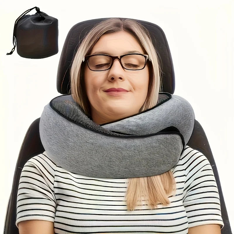 Ergonomic U-Shaped Travel Neck Pillow