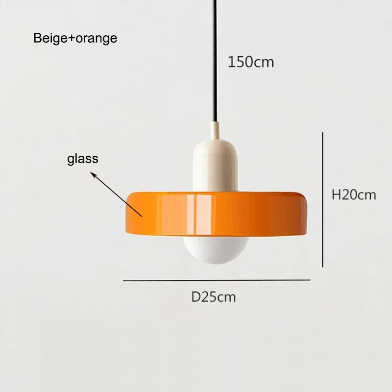 Nordic Retro Glass Chandelier Lighting