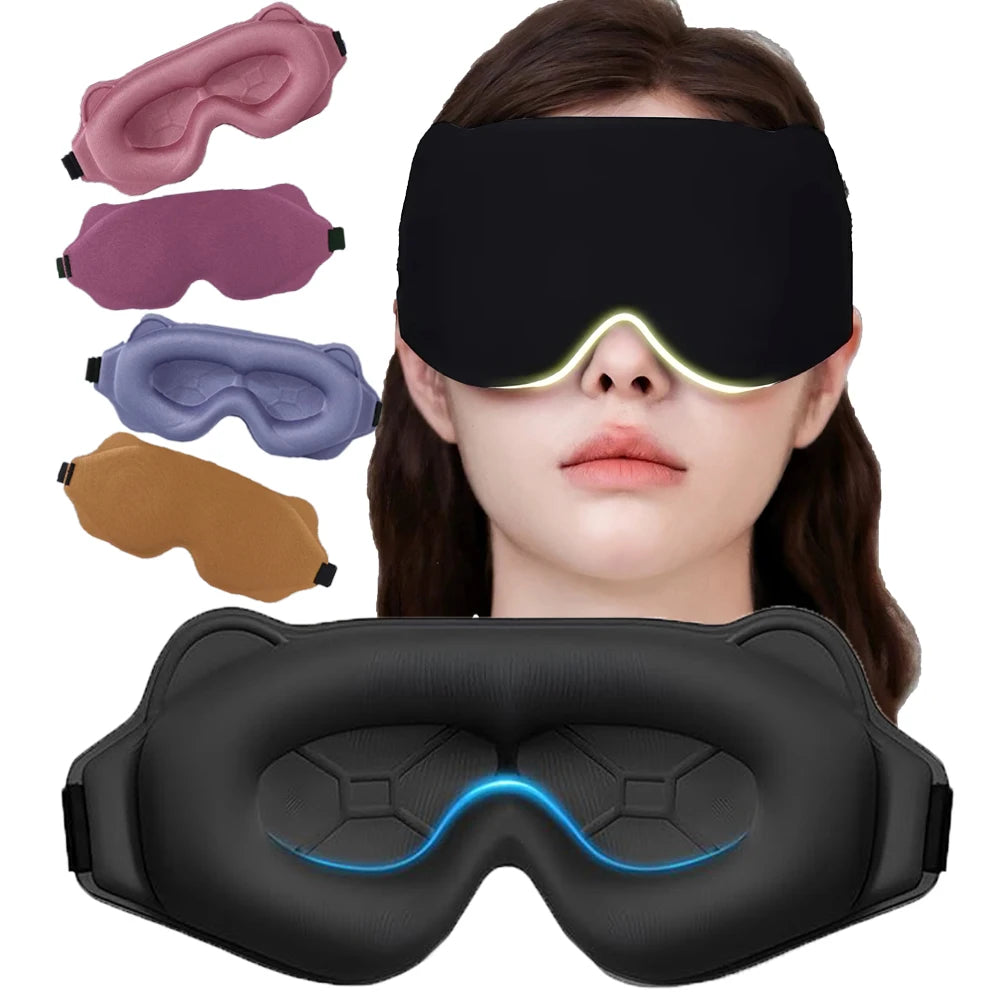 3D Contoured Weighted Sleep Mask