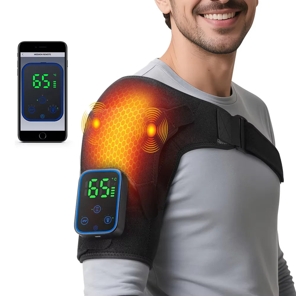 Heated Shoulder Vibration Massage Wrap