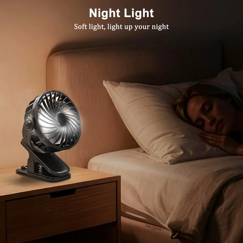 Rechargeable Clip-On Portable Fan