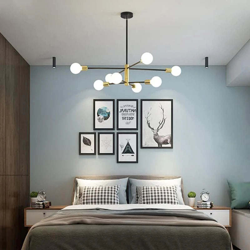 Modern Nordic Sputnik Ceiling Chandelier