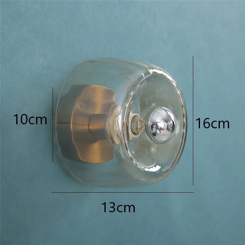 Bauhaus LED Glass Wall Lamp