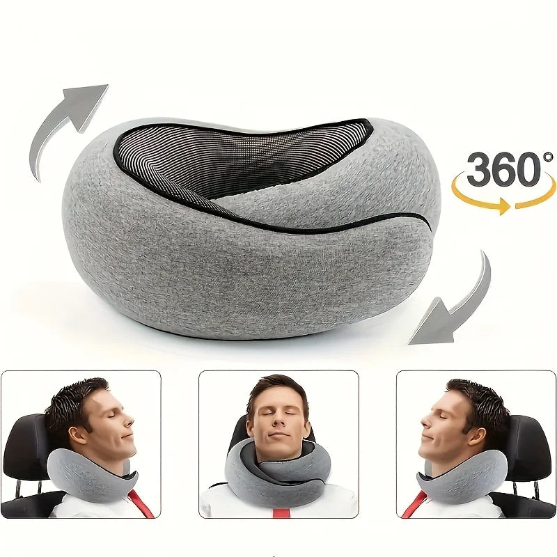 Ergonomic U-Shaped Travel Neck Pillow