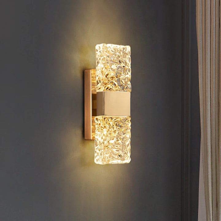 Modern Water Ripple Glass Wall Lamp