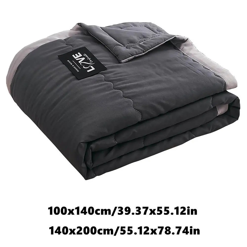 New Double Sided Cooling Blanket Skin-Friendly Cold Effect Conditioning Quilt Spring Summer Solid Color Cooler Quilt