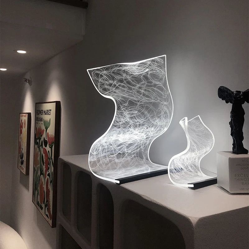Dimmable Acrylic LED Table Lamp