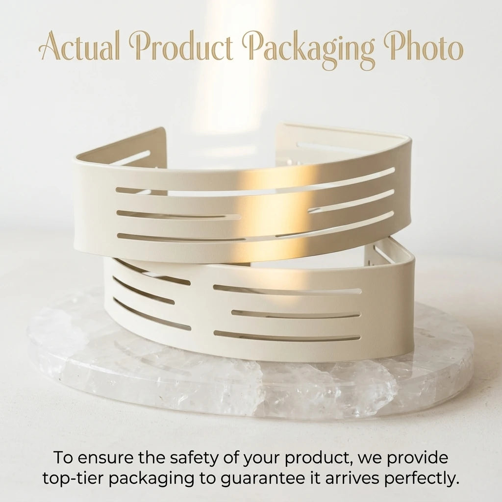 Adhesive Wall Mounted Bathroom Shelf