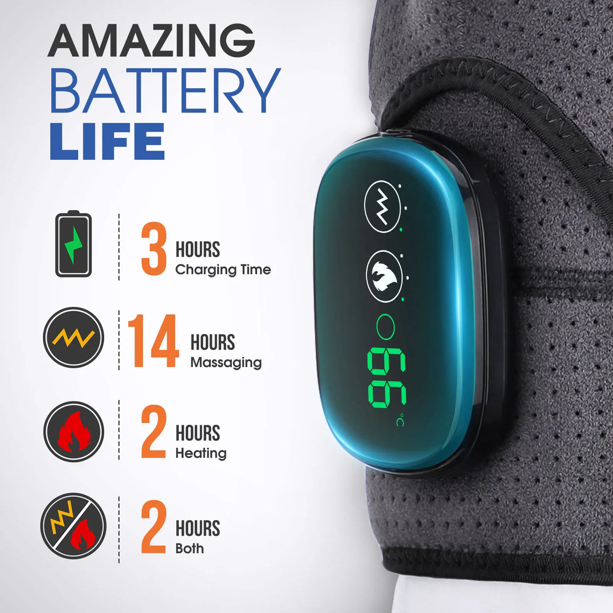 Heated Shoulder Vibration Massage Wrap