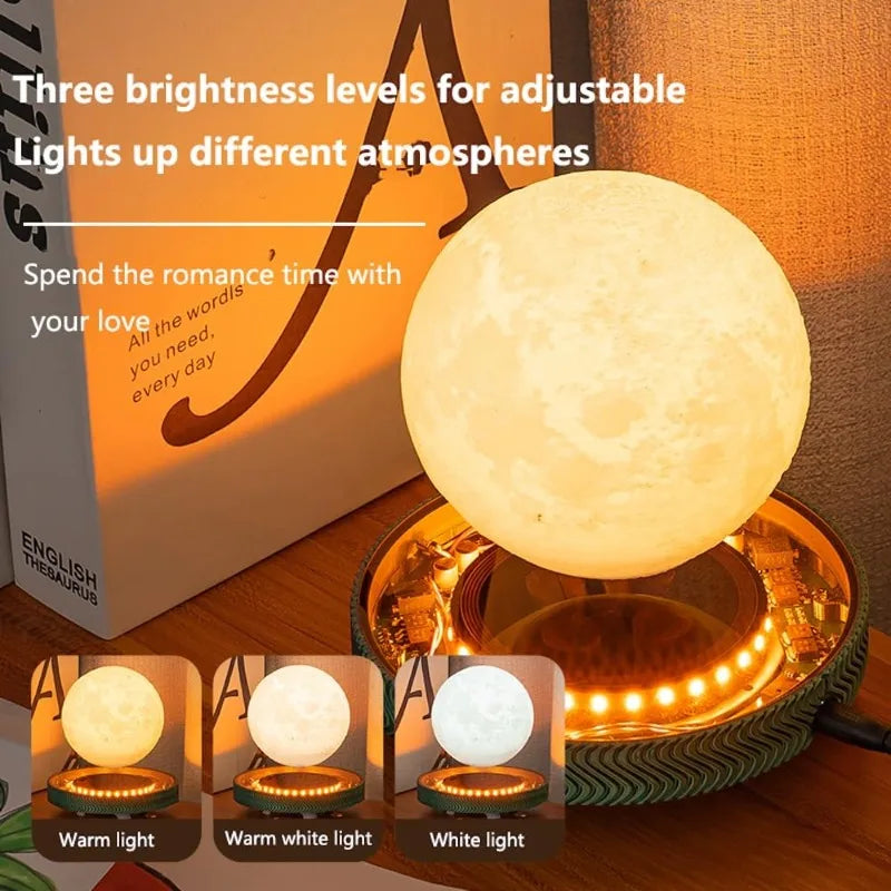 Magnetic Levitating Saturn Moon Lamp