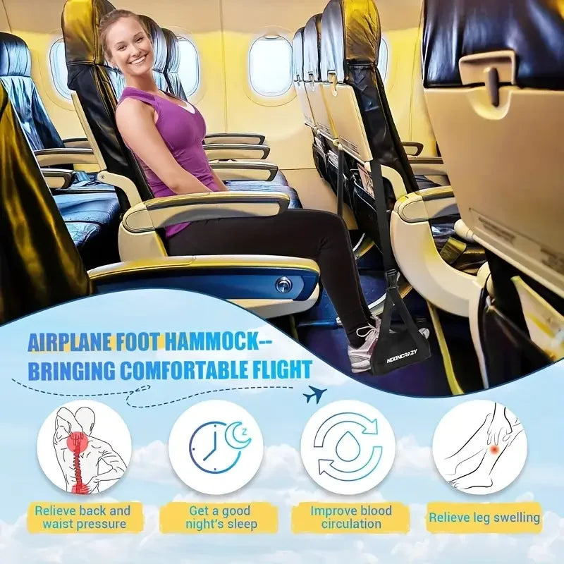 Adjustable Portable Foot Hammock Rest