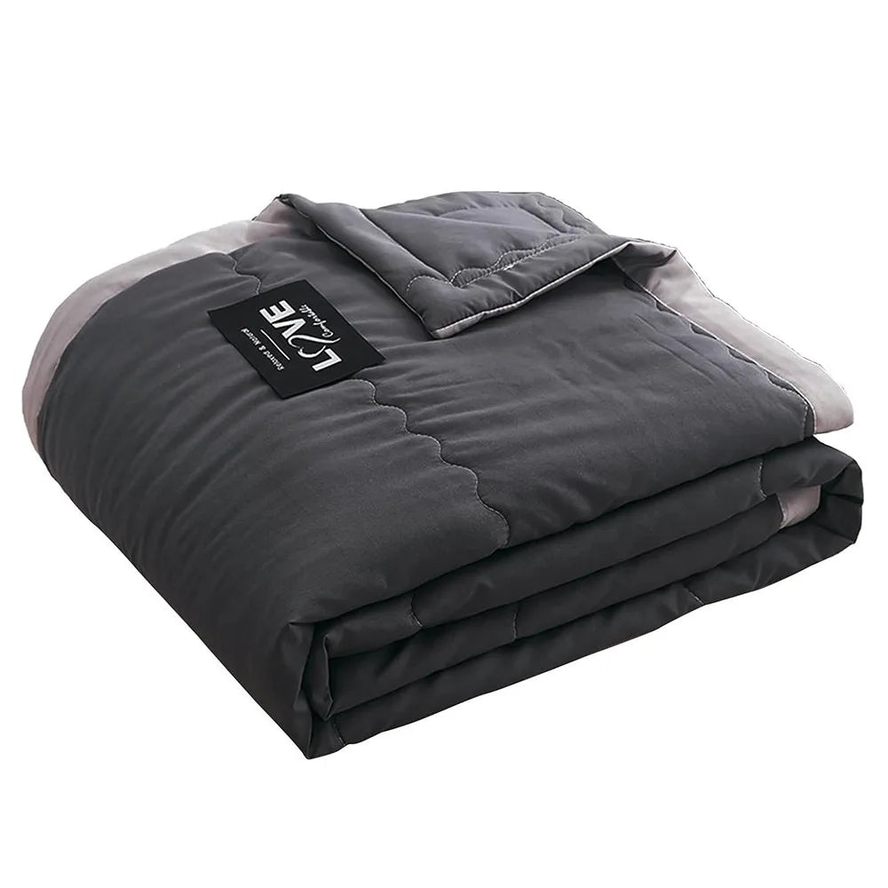 New Double Sided Cooling Blanket Skin-Friendly Cold Effect Conditioning Quilt Spring Summer Solid Color Cooler Quilt