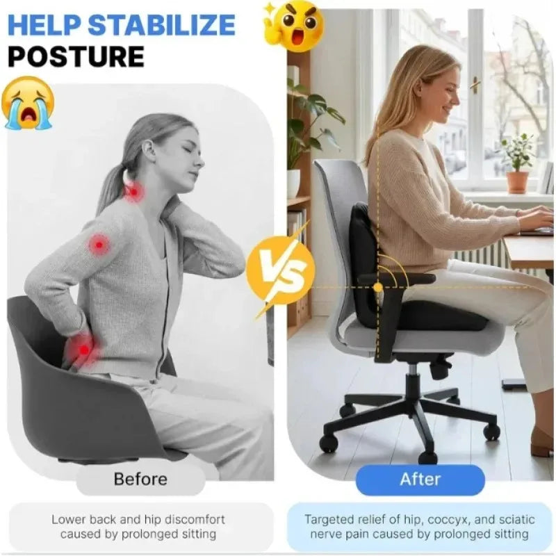 Lumbar Support Office Chair Cushion