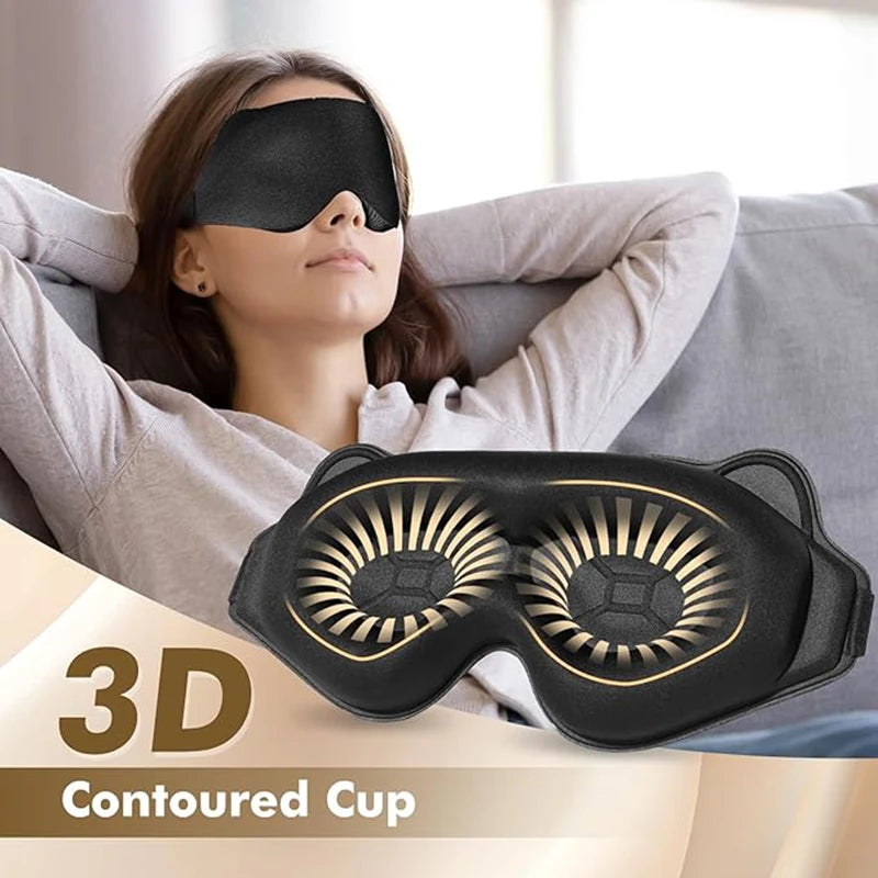 3D Contoured Weighted Sleep Mask