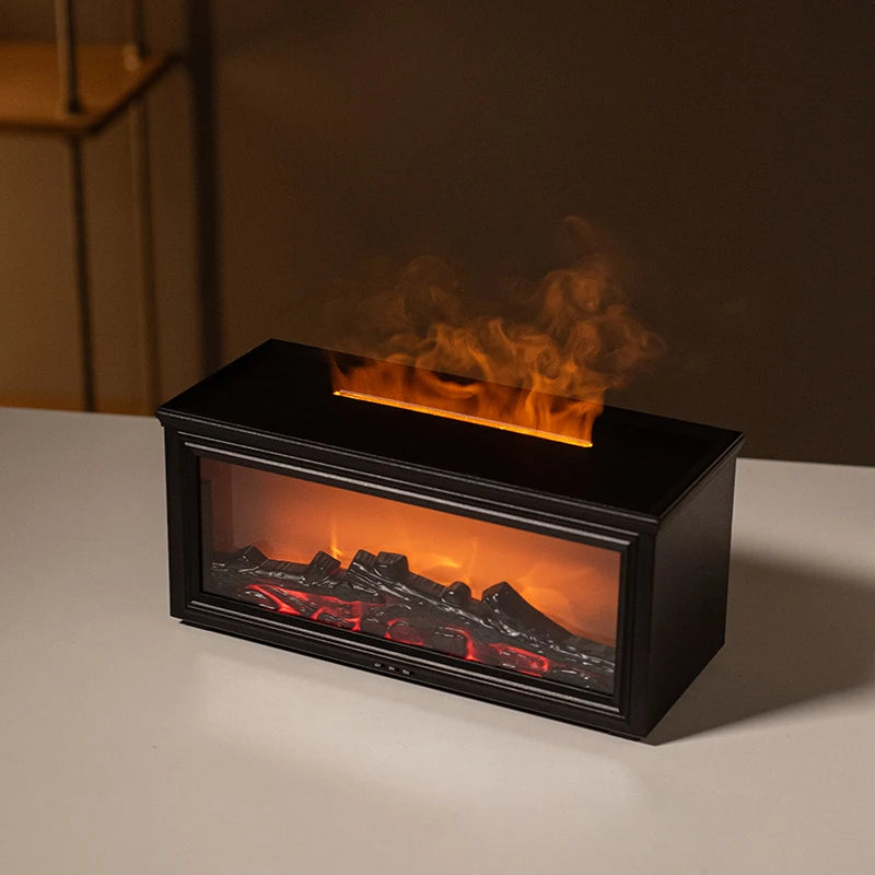 7-Color Fireplace Aroma Diffuser