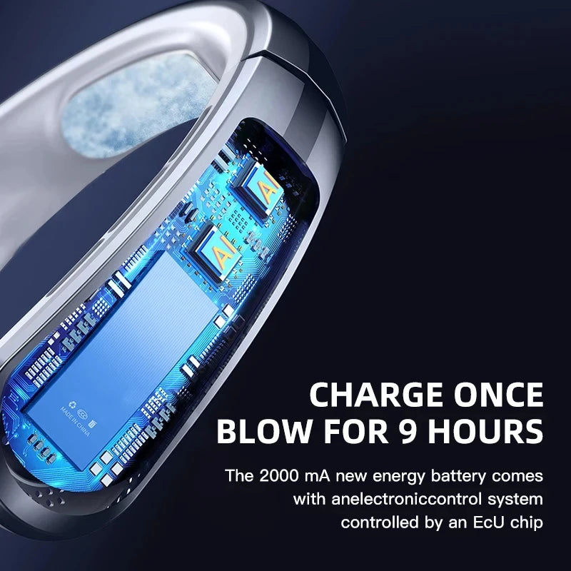 Rechargeable Bladeless Neck Fan