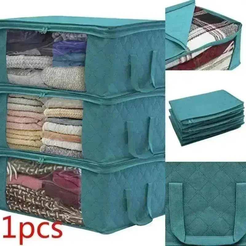 Foldable Fabric Blanket Storage Box