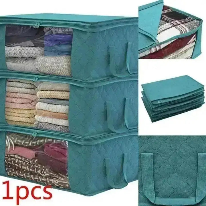 Foldable Fabric Blanket Storage Box