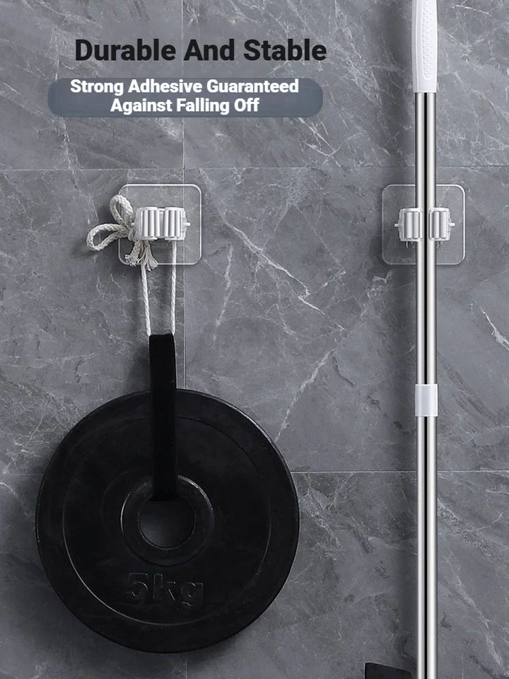 Adhesive Wall Mounted Mop Holder