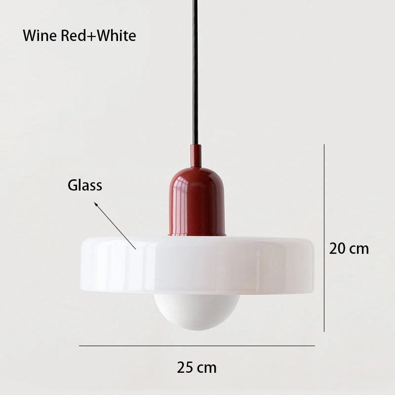 Nordic Retro Glass Chandelier Lighting