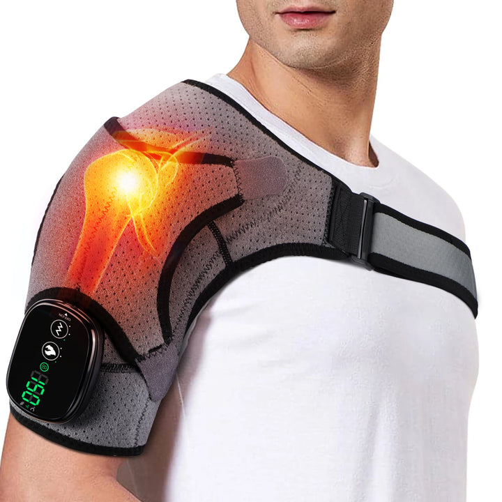 Heated Shoulder Vibration Massage Wrap