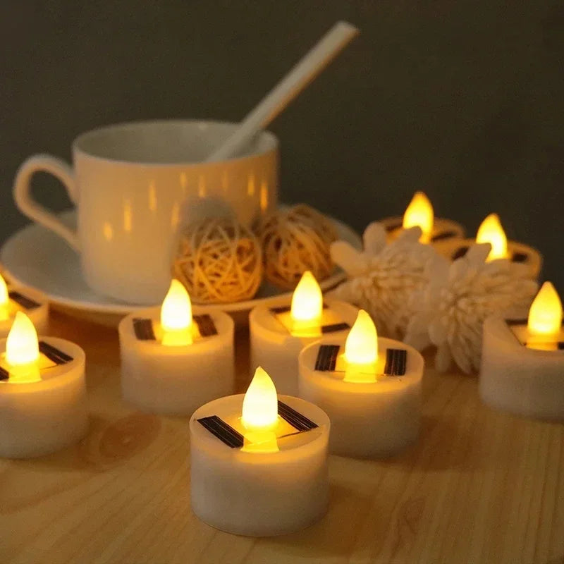 Solar Waterproof Flameless Candle Lights