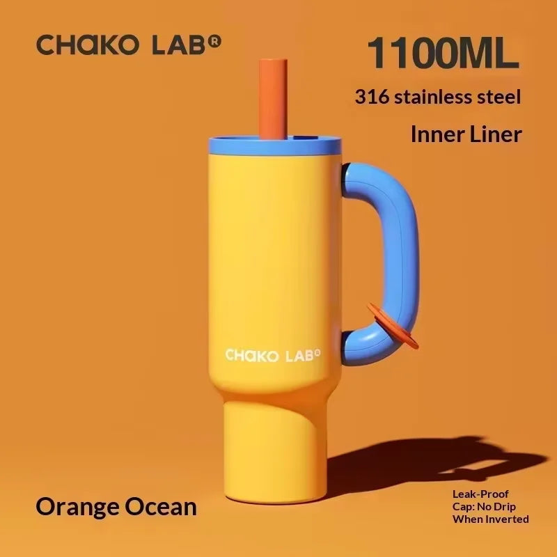 Aesthetic Insulated Coffee Tumbler