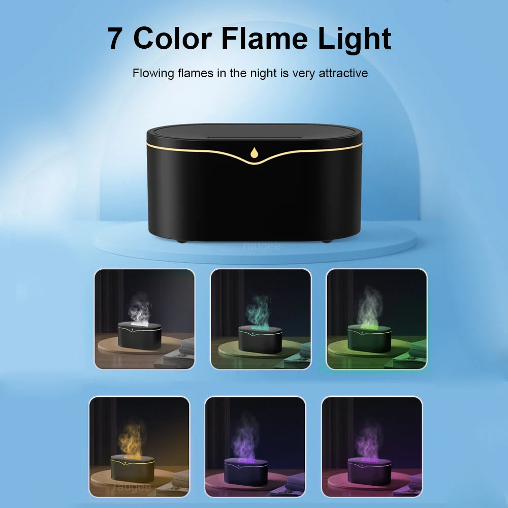 Mini Flame Aroma Humidifier Diffuser