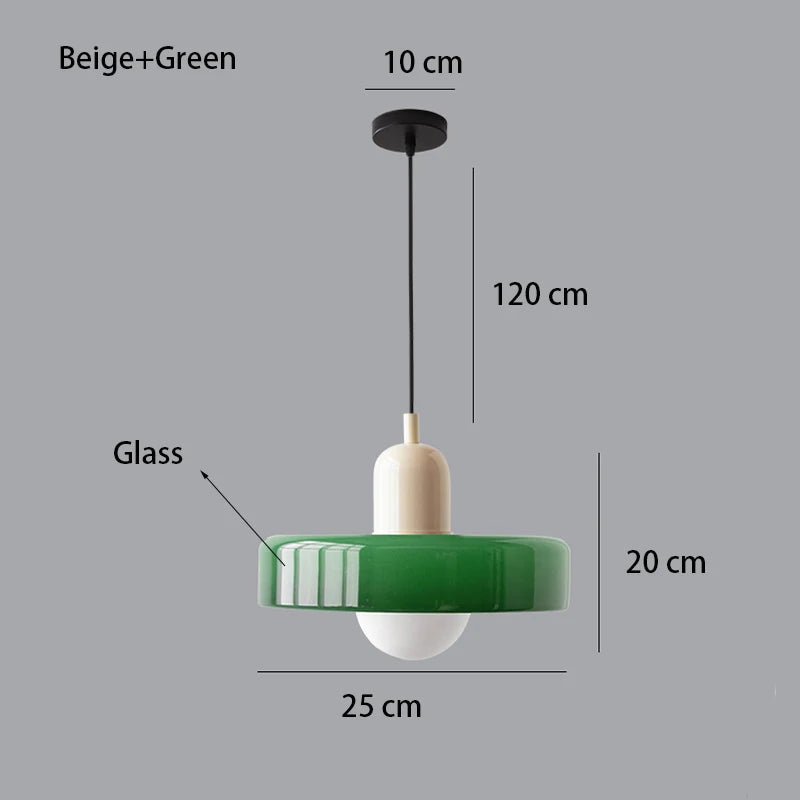 Nordic Retro Glass Chandelier Lighting