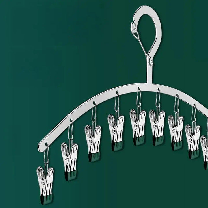 Multi Clip Closet Storage Hanger