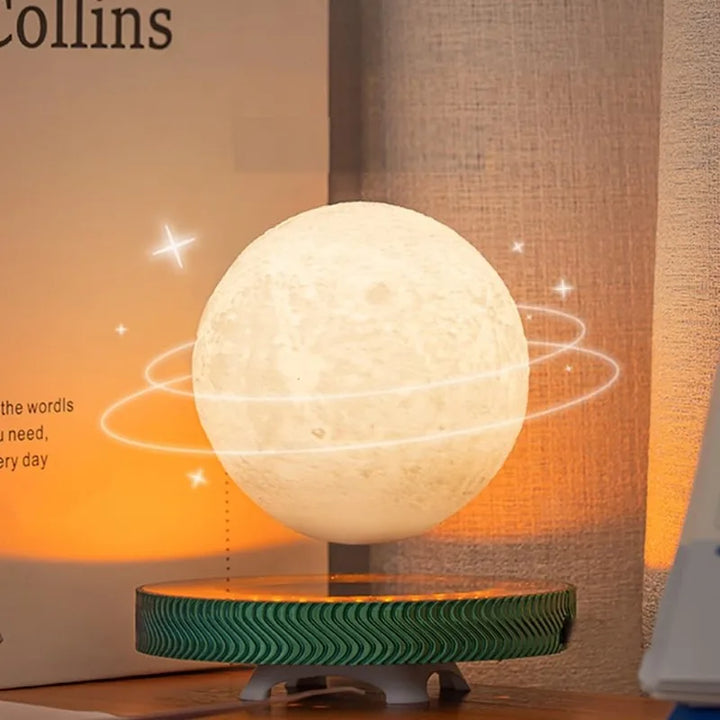 Magnetic Levitating Saturn Moon Lamp