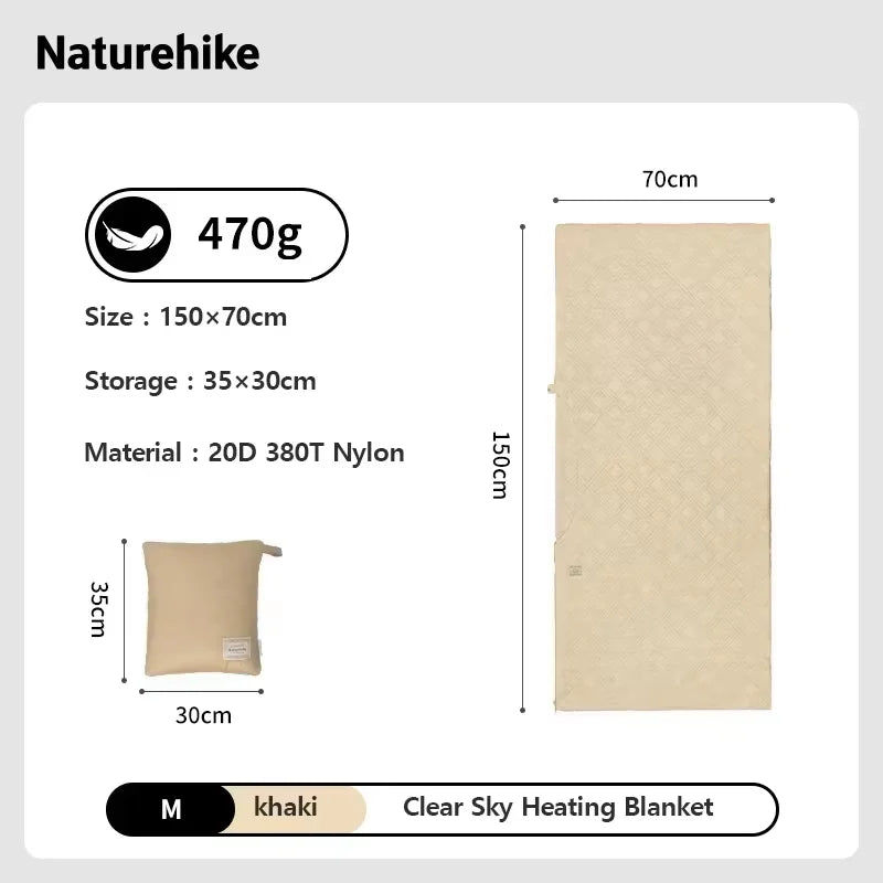 USB Heated Camping Sleeping Blanket