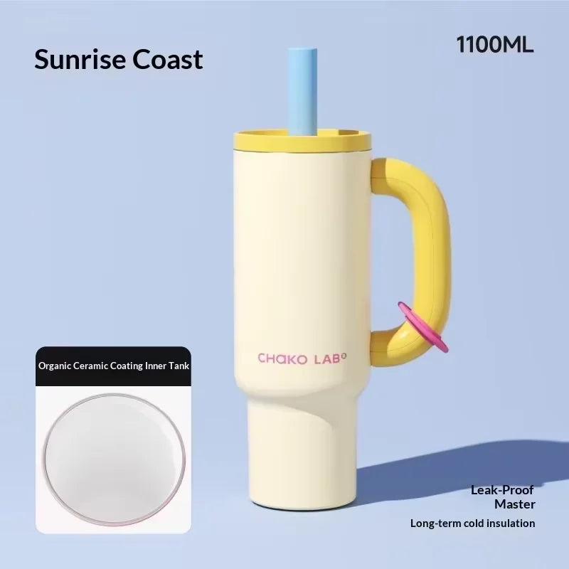 Aesthetic Insulated Coffee Tumbler