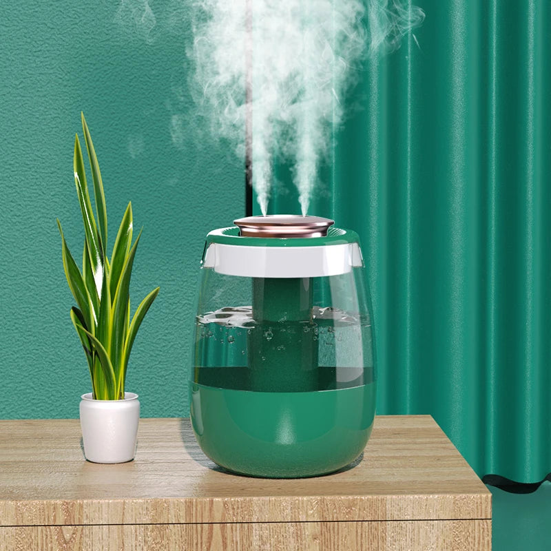 Double spray large capacity multi-color humidifier household bedroom office gift desktop ornament large fog volume number humidi